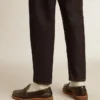 Mocassino Jerry da uomo in pelle nera