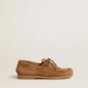 Mocassino Young Cruise in pelle scamosciata marrone chiaro