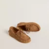 Mocassino Young Cruise in pelle scamosciata marrone chiaro