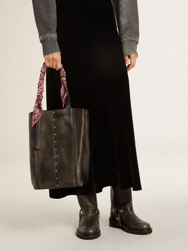 Nastro in twill di seta bordeaux con motivo paisley