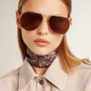 Nastro in twill di seta nero con motivo paisley