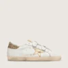 Old School da donna con stella dorata in pelle laminata