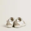 Old School LTD da donna con stella in pelle metallizzata oro rosa e linguetta sul tallone