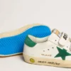 Old School Teen con stella in pelle scamosciata verde e linguetta sul tallone