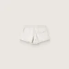 Pantaloncini da donna Star in felpa grigia melange
