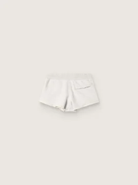 Pantaloncini da donna Star in felpa grigia melange
