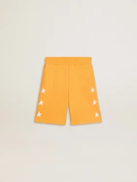 Pantaloncini per bambini giallo senape