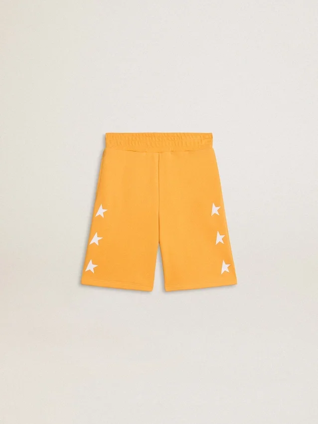 Pantaloncini per bambini giallo senape