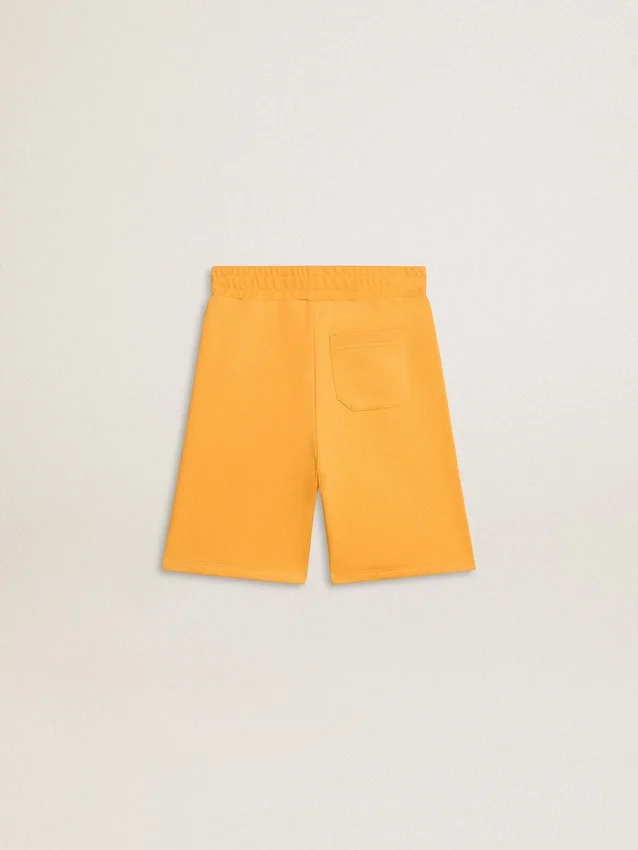 Pantaloncini per bambini giallo senape