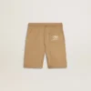 Pantaloncini per bambini in cotone beige