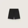 Pantaloncini sportivi da uomo neri a doppio strato
