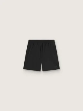 Pantaloncini sportivi da uomo neri a doppio strato