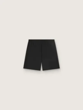Pantaloncini sportivi da uomo neri a doppio strato