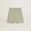 Pantaloncini verde chiaro con stella bianca