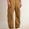 Pantaloni cargo beige kaki