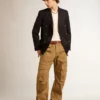 Pantaloni cargo beige kaki