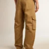 Pantaloni cargo beige kaki