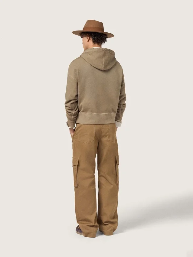 Pantaloni cargo beige kaki