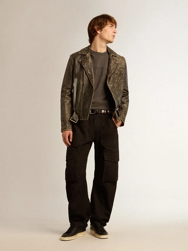 Pantaloni cargo neri