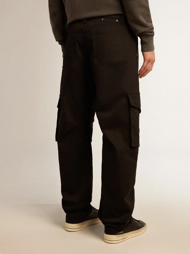 Pantaloni cargo neri
