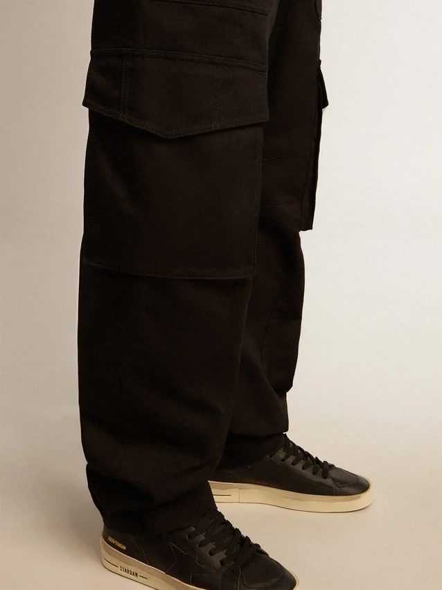 Pantaloni cargo neri