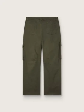 Pantaloni cargo verde oliva