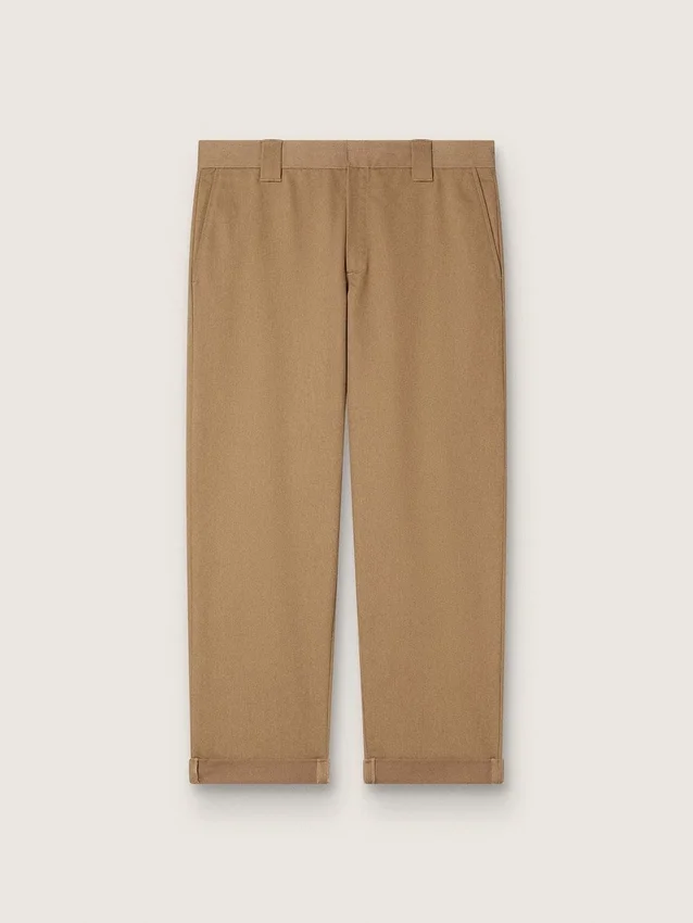 Pantaloni chino beige kaki della Golden Collection