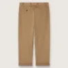 Pantaloni chino beige kaki della Golden Collection