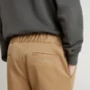 Pantaloni chino da bambino in cotone color tabacco