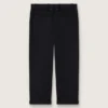 Pantaloni chino da uomo in cotone nero