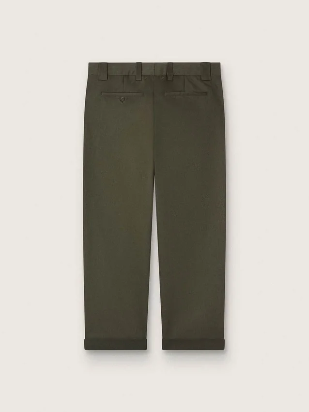 Pantaloni chino verde militare della Golden Collection