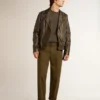 Pantaloni chino verde militare della Golden Collection