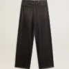 Pantaloni da donna in cotone con lavaggio medio