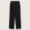 Pantaloni da donna in denim di cotone con decorazioni in cristallo con effetto sfumato