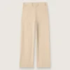 Pantaloni da donna in viscosa beige