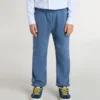 Pantaloni da jogging blu da bambino con ricamo