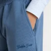 Pantaloni da jogging blu da bambino con ricamo