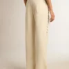 Pantaloni da jogging da donna bianchi con stelle sui lati