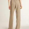 Pantaloni da jogging da donna color travertino