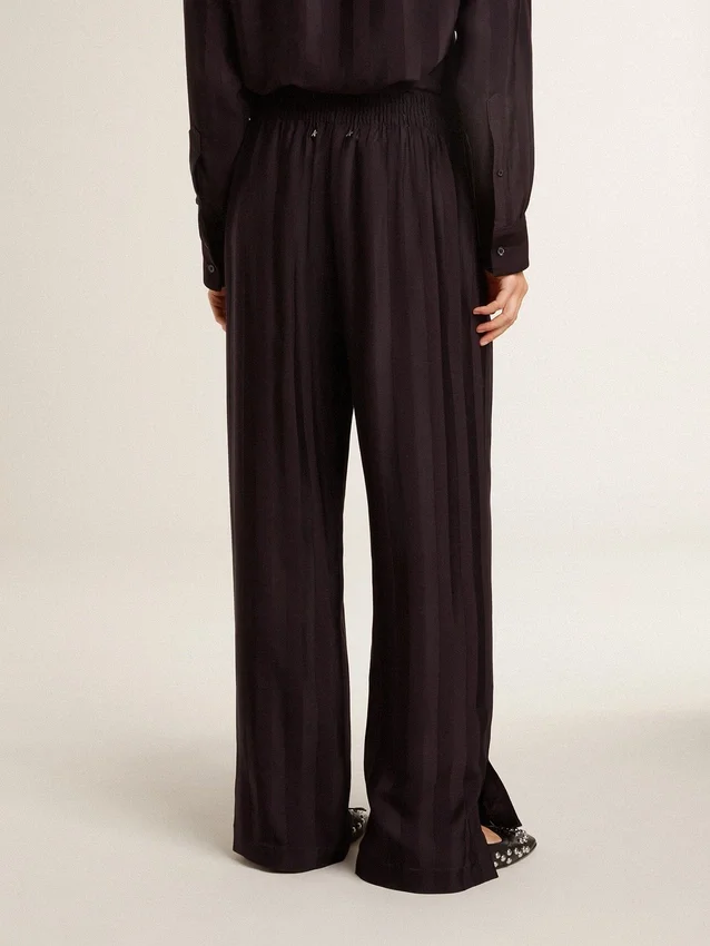 Pantaloni da jogging da donna con spacco alla caviglia