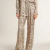 Pantaloni da jogging da donna con stampa floreale
