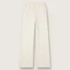 Pantaloni da jogging da donna in cotone bianco