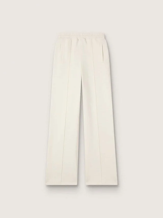 Pantaloni da jogging da donna in cotone bianco