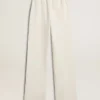 Pantaloni da jogging da donna in cotone bianco