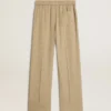 Pantaloni da jogging da uomo color travertino