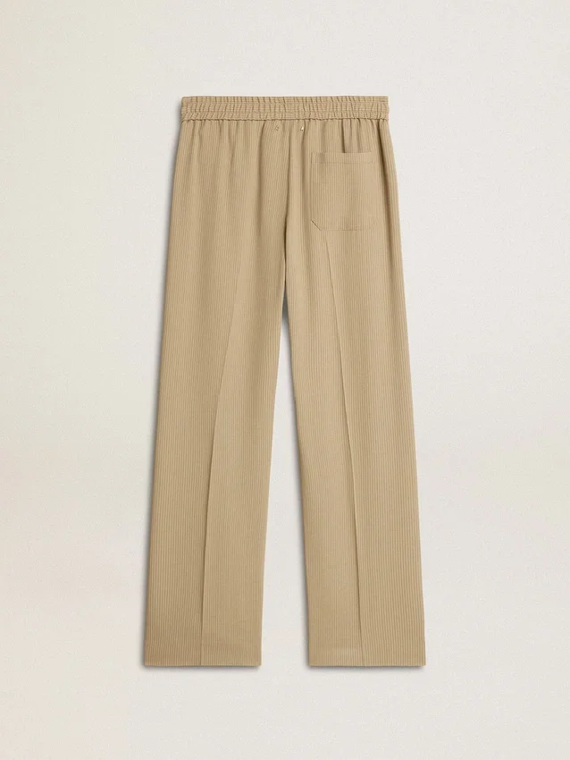 Pantaloni da jogging da uomo color travertino