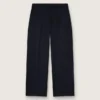 Pantaloni da jogging da uomo in lana blu scuro