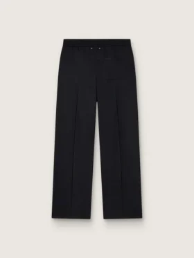 Pantaloni da jogging da uomo in lana nera
