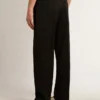 Pantaloni da jogging da uomo in lana nera
