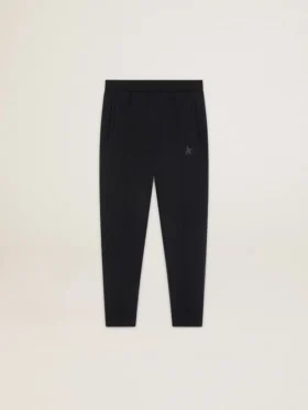 Pantaloni da jogging da uomo neri con stella sul davanti